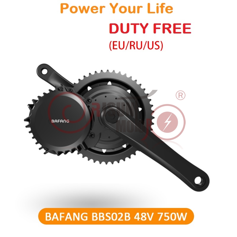 Bafang 48v 750w bbs02 kit hot sale with battery